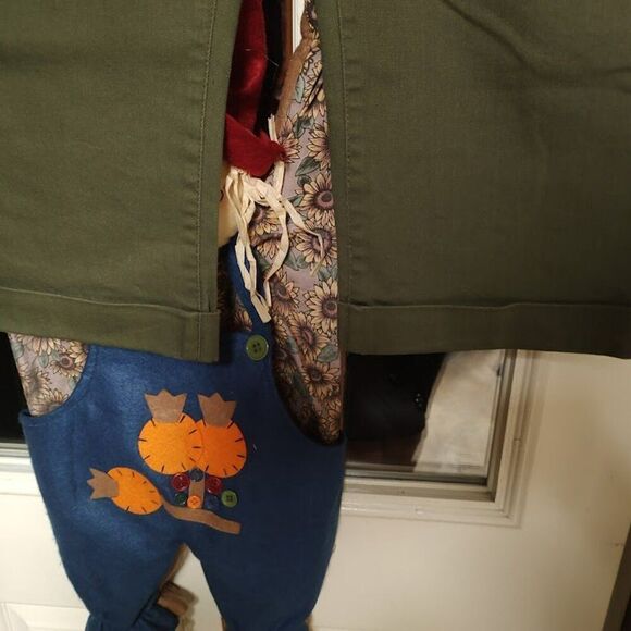 Chaps Olive Green Cropped Jeans Size Women's 12 - Picture 3 of 4